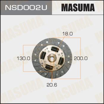 MASUMA NSD002U - Диск на съединителя vvparts.bg