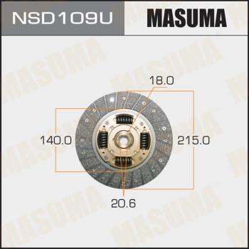 MASUMA NSD109U - Диск на съединителя vvparts.bg