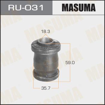 MASUMA RU-031 - Лагерна втулка, напречен носач vvparts.bg