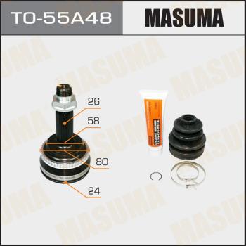 MASUMA TO-55A48 - Каре комплект, полуоска vvparts.bg