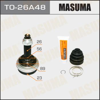 MASUMA TO-26A48 - Каре комплект, полуоска vvparts.bg