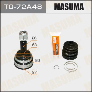 MASUMA TO-72A48 - Каре комплект, полуоска vvparts.bg