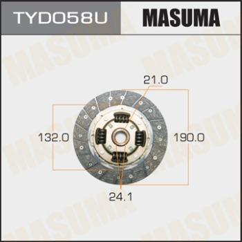 MASUMA TYD058 - Диск на съединителя vvparts.bg