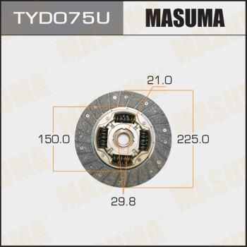 MASUMA TYD075U - Диск на съединителя vvparts.bg