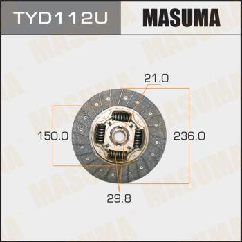 MASUMA TYD112U - Диск на съединителя vvparts.bg