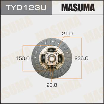 MASUMA TYD123U - Диск на съединителя vvparts.bg