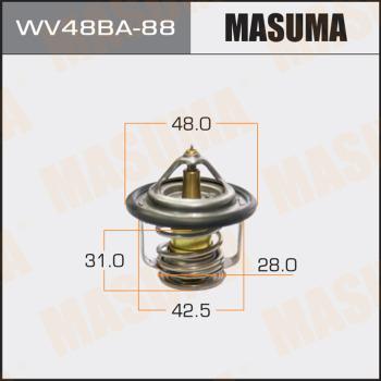 MASUMA WV48BA-88 - Термостат, охладителна течност vvparts.bg