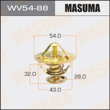 MASUMA WV5488 - Термостат, охладителна течност vvparts.bg