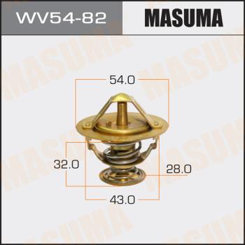 MASUMA WV54-82 - Термостат, охладителна течност vvparts.bg