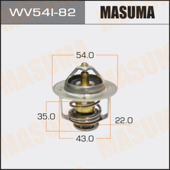 MASUMA WV54I82 - Термостат, охладителна течност vvparts.bg