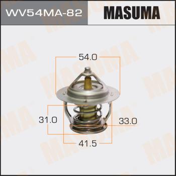 MASUMA WV54MA82 - Термостат, охладителна течност vvparts.bg