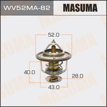 MASUMA WV52MA82 - Термостат, охладителна течност vvparts.bg