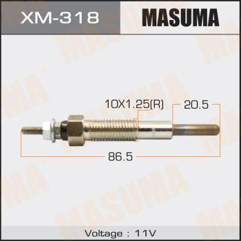 MASUMA XM-318 - Подгревна свещ vvparts.bg