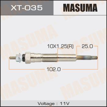 MASUMA XT-035 - Подгревна свещ vvparts.bg