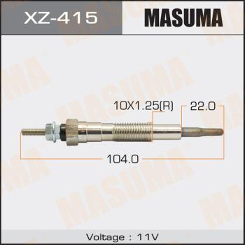 MASUMA XZ-415 - Подгревна свещ vvparts.bg