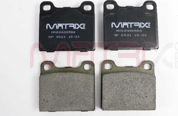 MATRIX PRO MX02420584 - Комплект спирачно феродо, дискови спирачки vvparts.bg