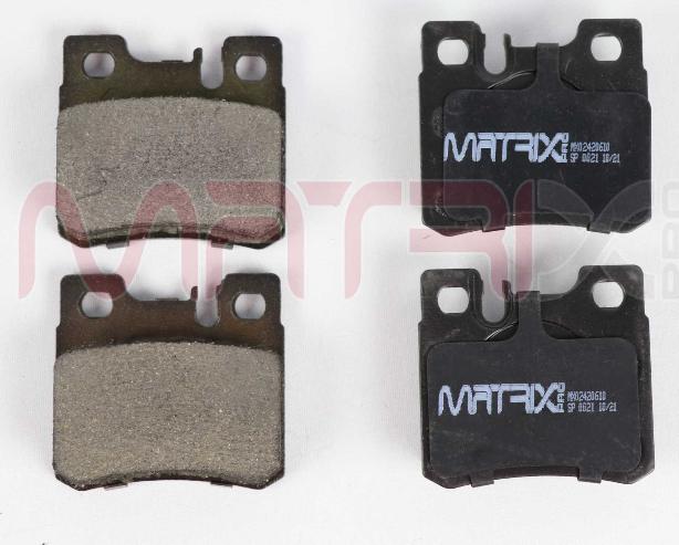 MATRIX PRO MX02420610 - Комплект спирачно феродо, дискови спирачки vvparts.bg