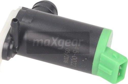 Maxgear 45-0022 - Водна помпа за миещо устр., почистване на стъклата vvparts.bg