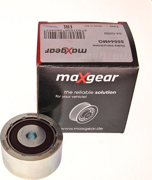 Maxgear 54-0098 - Паразитна / водеща ролка, пистов ремък vvparts.bg