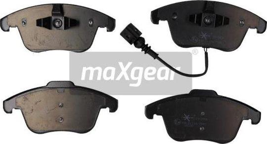 Maxgear 19-0906 - Комплект спирачно феродо, дискови спирачки vvparts.bg