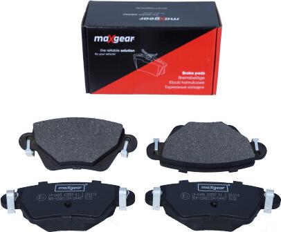 Maxgear 19-0495 - Комплект спирачно феродо, дискови спирачки vvparts.bg