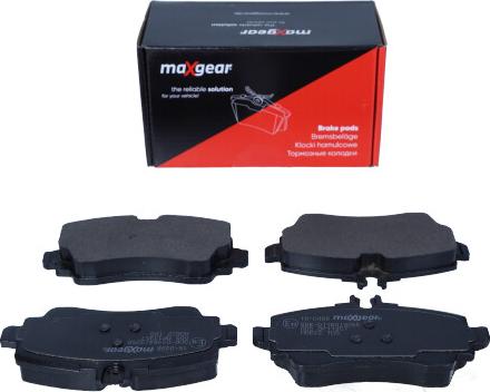 Maxgear 19-0498 - Комплект спирачно феродо, дискови спирачки vvparts.bg