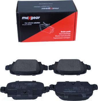 Maxgear 19-0451 - Комплект спирачно феродо, дискови спирачки vvparts.bg