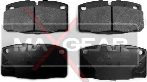 Maxgear 19-0458 - Комплект спирачно феродо, дискови спирачки vvparts.bg