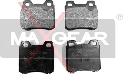 Maxgear 19-0405 - Комплект спирачно феродо, дискови спирачки vvparts.bg