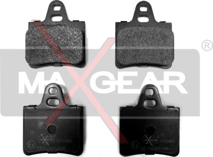 Maxgear 19-0400 - Комплект спирачно феродо, дискови спирачки vvparts.bg