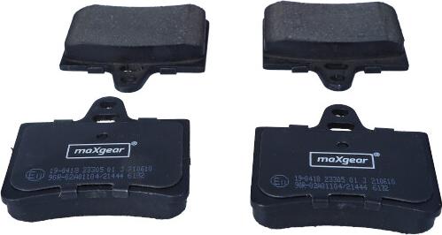 Maxgear 19-0418 - Комплект спирачно феродо, дискови спирачки vvparts.bg