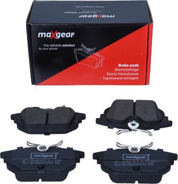 Maxgear 19-0426 - Комплект спирачно феродо, дискови спирачки vvparts.bg