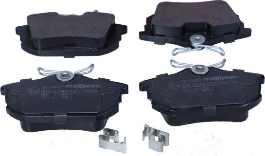 Maxgear 19-0427 - Комплект спирачно феродо, дискови спирачки vvparts.bg