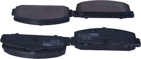 Maxgear 19-0477 - Комплект спирачно феродо, дискови спирачки vvparts.bg