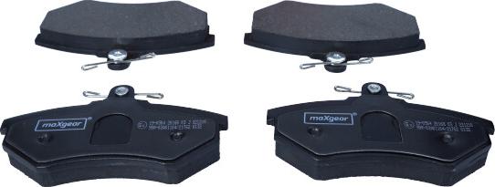 Maxgear 19-0504 - Комплект спирачно феродо, дискови спирачки vvparts.bg