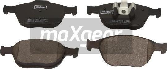 Maxgear 19-0657 - Комплект спирачно феродо, дискови спирачки vvparts.bg
