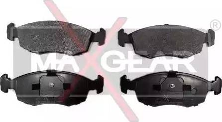 Maxgear 19-0628 - Комплект спирачно феродо, дискови спирачки vvparts.bg