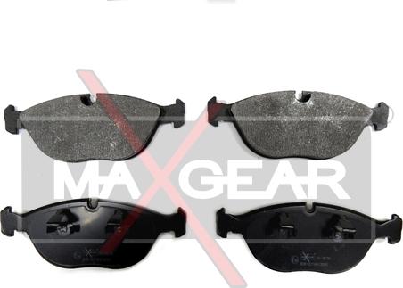 Maxgear 19-0678 - Комплект спирачно феродо, дискови спирачки vvparts.bg