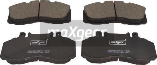 Maxgear 19-0895 - Комплект спирачно феродо, дискови спирачки vvparts.bg