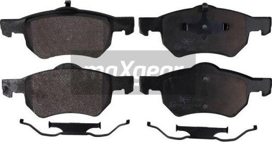 Maxgear 19-0867 - Комплект спирачно феродо, дискови спирачки vvparts.bg