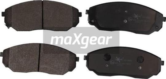 Maxgear 19-0888 - Комплект спирачно феродо, дискови спирачки vvparts.bg