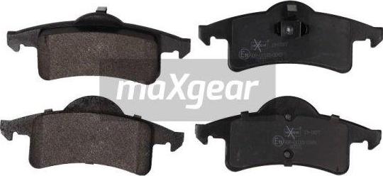 Maxgear 19-0887 - Комплект спирачно феродо, дискови спирачки vvparts.bg