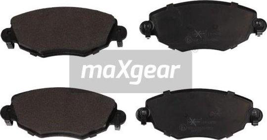 Maxgear 19-0876 - Комплект спирачно феродо, дискови спирачки vvparts.bg