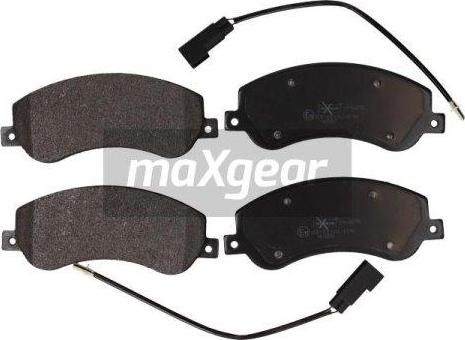 Maxgear 19-0878 - Комплект спирачно феродо, дискови спирачки vvparts.bg