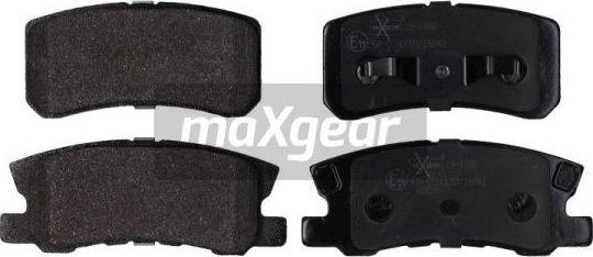 Maxgear 19-1990 - Комплект спирачно феродо, дискови спирачки vvparts.bg