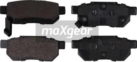 Maxgear 19-1984 - Комплект спирачно феродо, дискови спирачки vvparts.bg