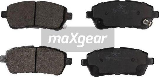 Maxgear 19-1982 - Комплект спирачно феродо, дискови спирачки vvparts.bg