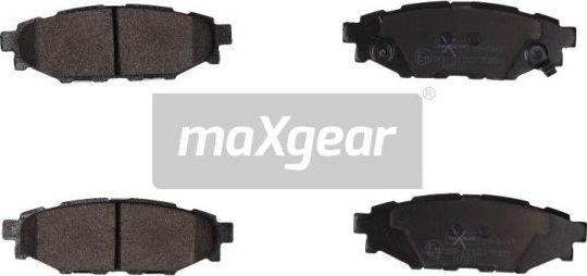 Maxgear 19-1447 - Комплект спирачно феродо, дискови спирачки vvparts.bg