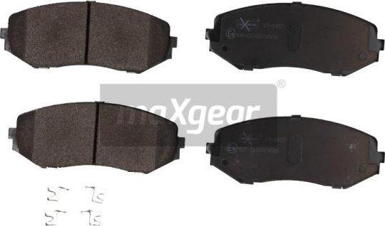 Maxgear 19-1457 - Комплект спирачно феродо, дискови спирачки vvparts.bg