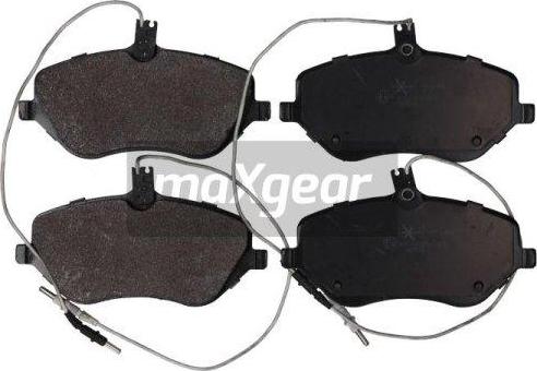 Maxgear 19-1464 - Комплект спирачно феродо, дискови спирачки vvparts.bg